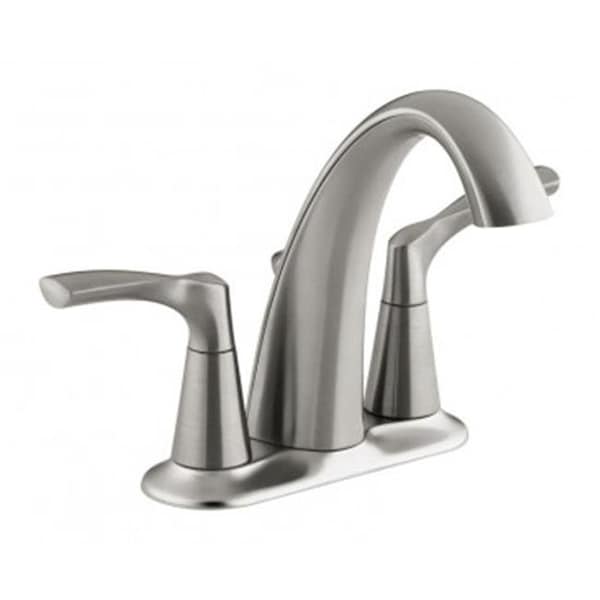 Sterling-Kinkead Sterling-Kinkead 217132 4 in. Two Handle Lavatory Faucet; Brushed Nickel 217132 - main